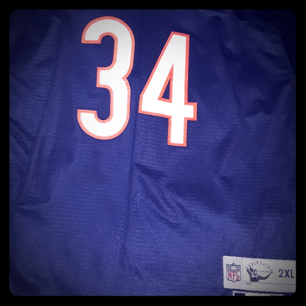 Like new embroidered Reebok Walter Payton Jersey